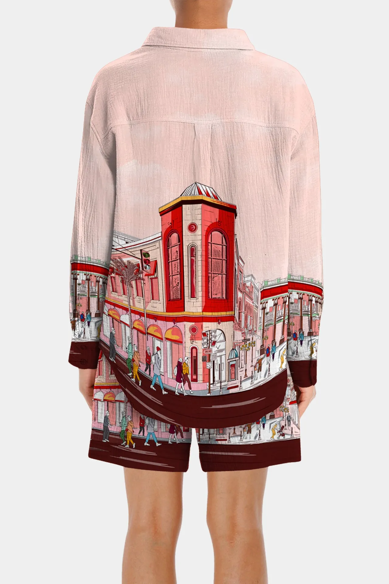 Rodeo Drive Print Button Down Shirts