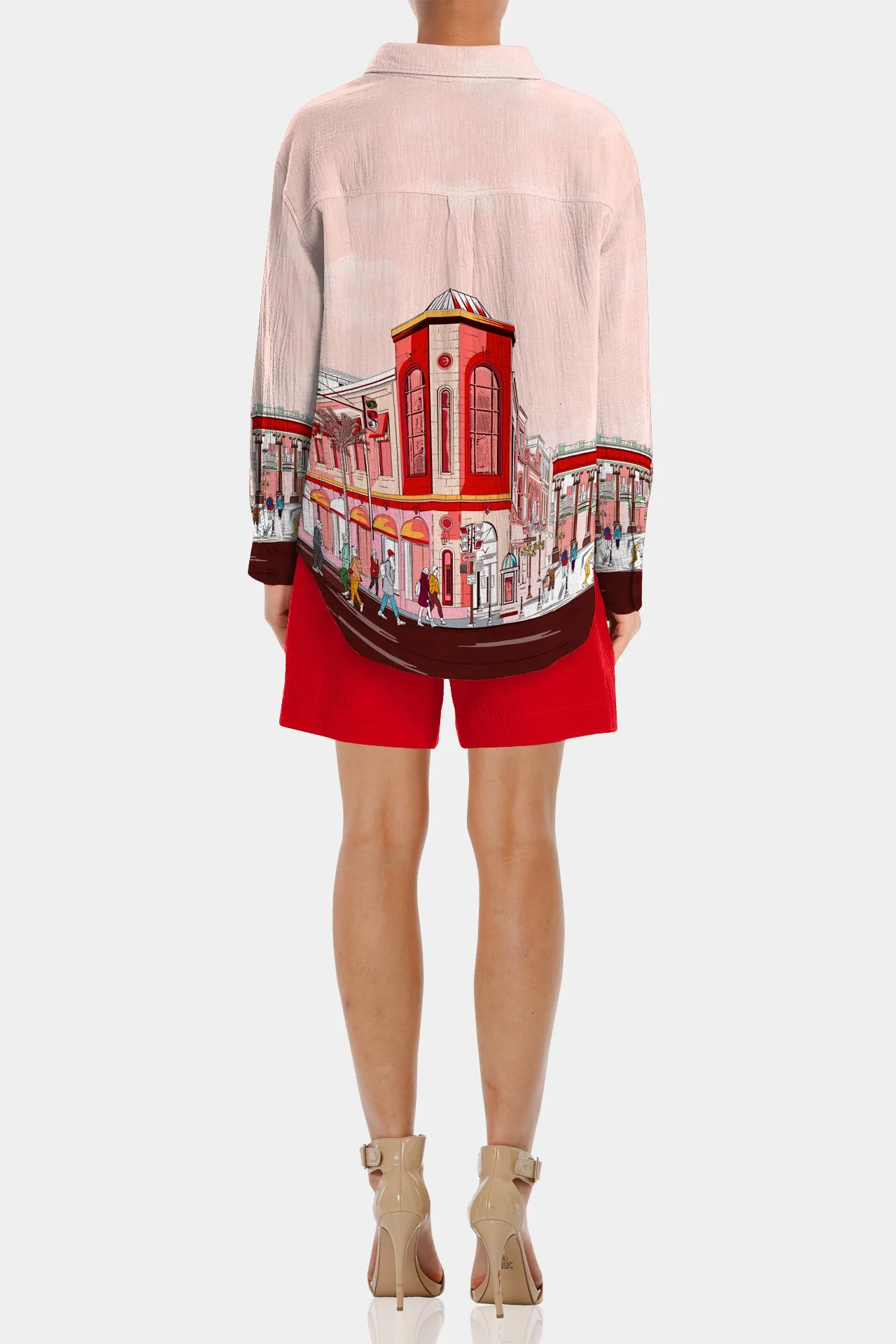 Rodeo Drive Print Button Down Shirts