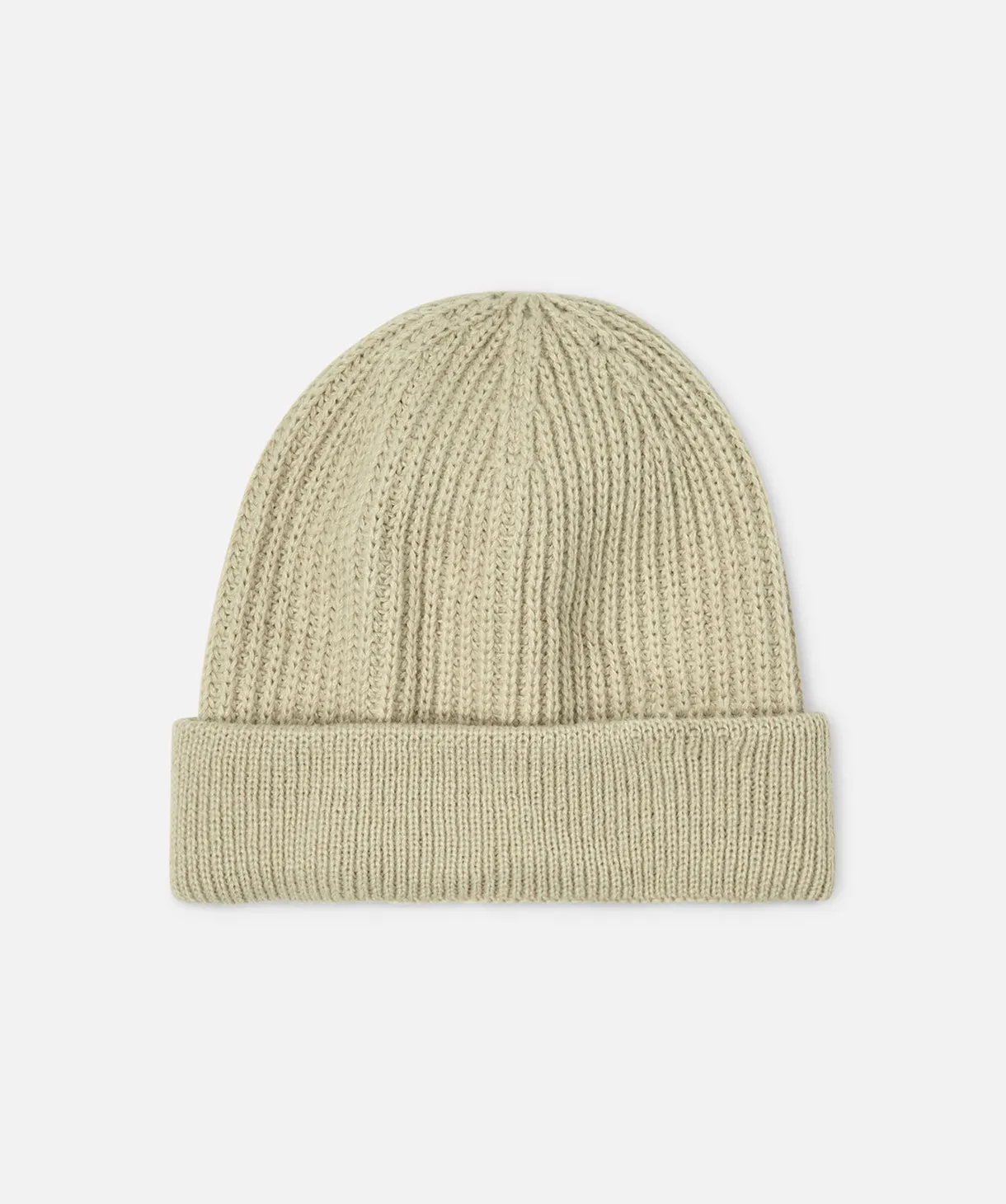 Roll Beanie - Light Sage