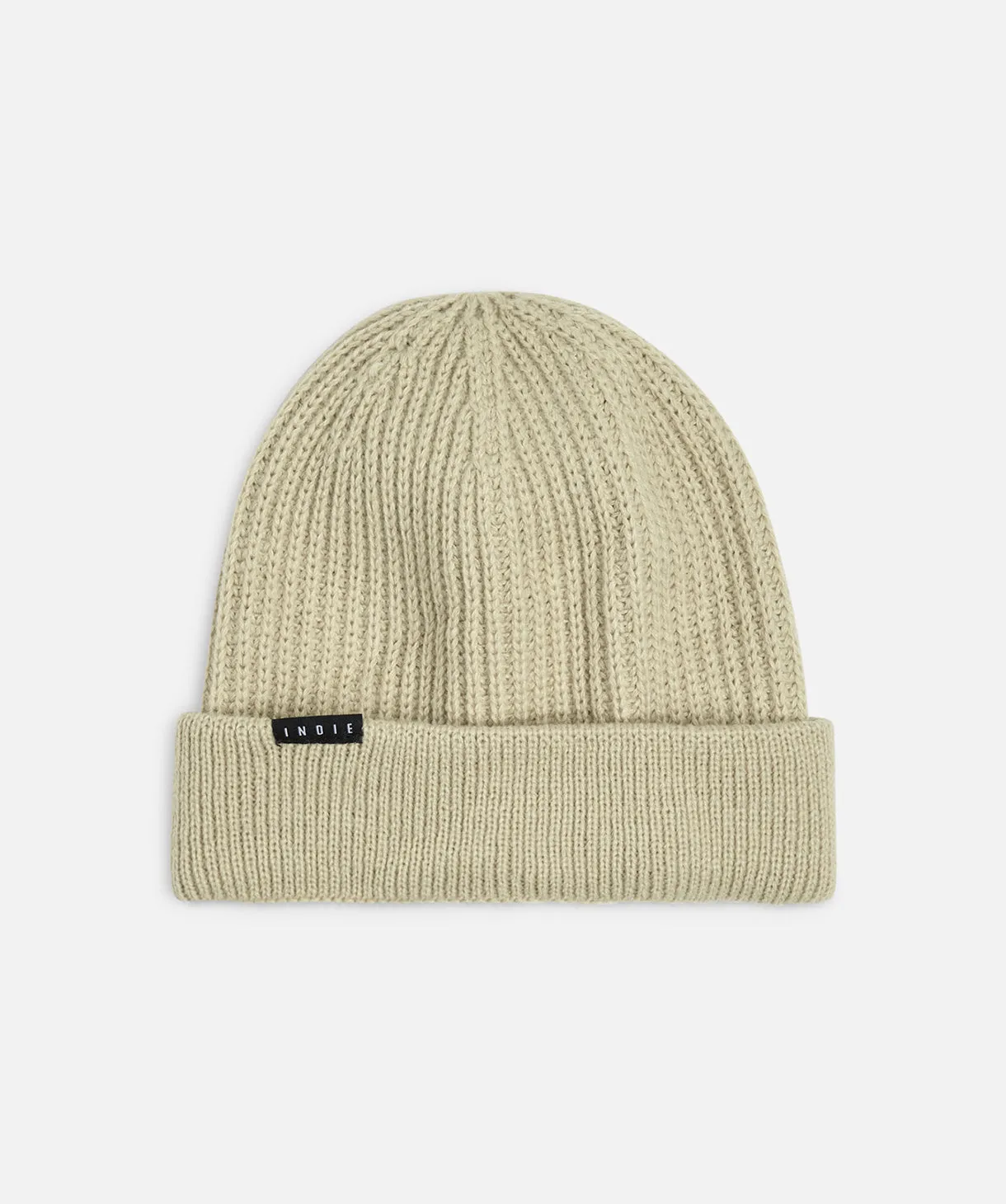 Roll Beanie - Light Sage