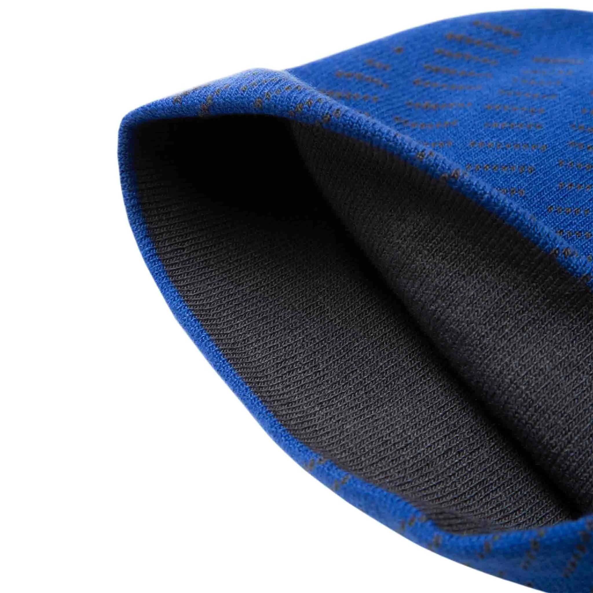 Ronhill | Unisex Classic Beanie - Dark Cobalt/Charcoal