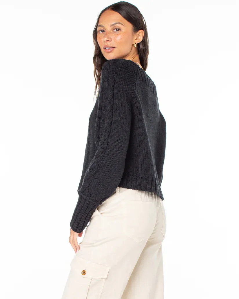 Roxy Day Dream Boat Neck Sweater