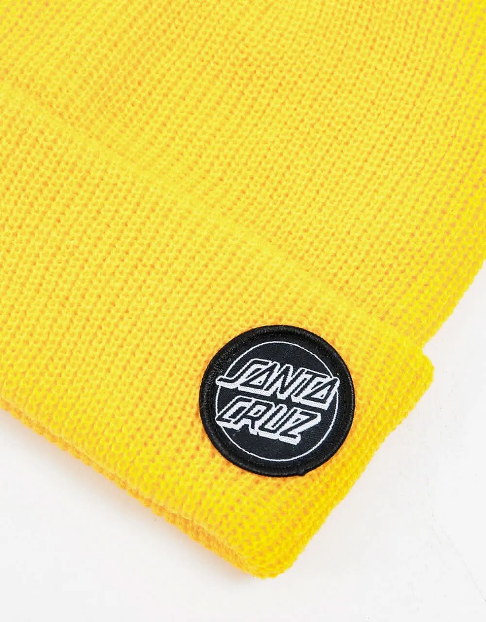 Santa Cruz Outline Dot Beanie - Yellow