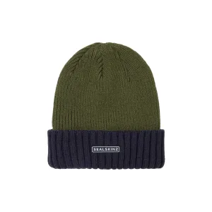 Sealskinz Bacton Beanie Green/Blue