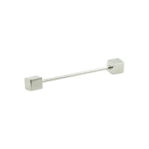 Silver Square Collar Bar