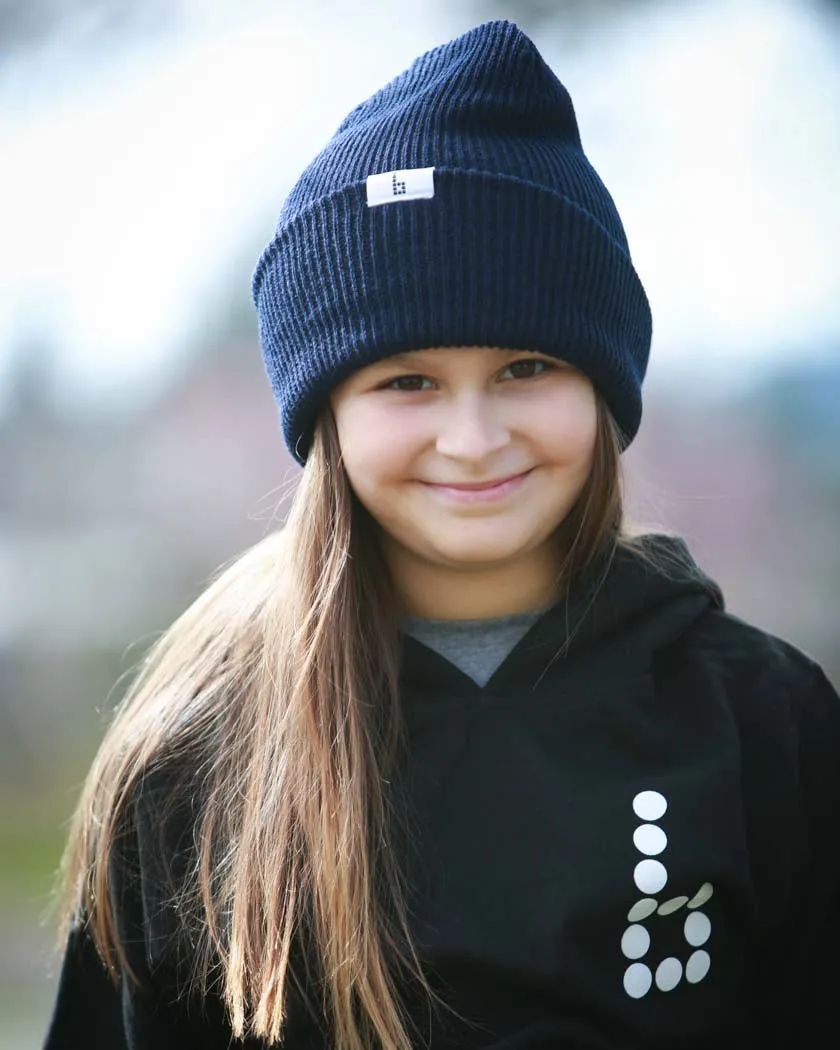 Simple B Slouch Beanie