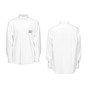 Sixty Eight 93 Logo Black White Men's Cotton Long Sleeve Shirt