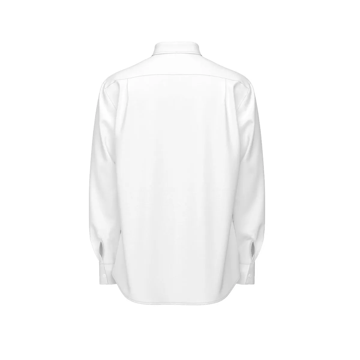 Sixty Eight 93 Logo Black White Men's Cotton Long Sleeve Shirt