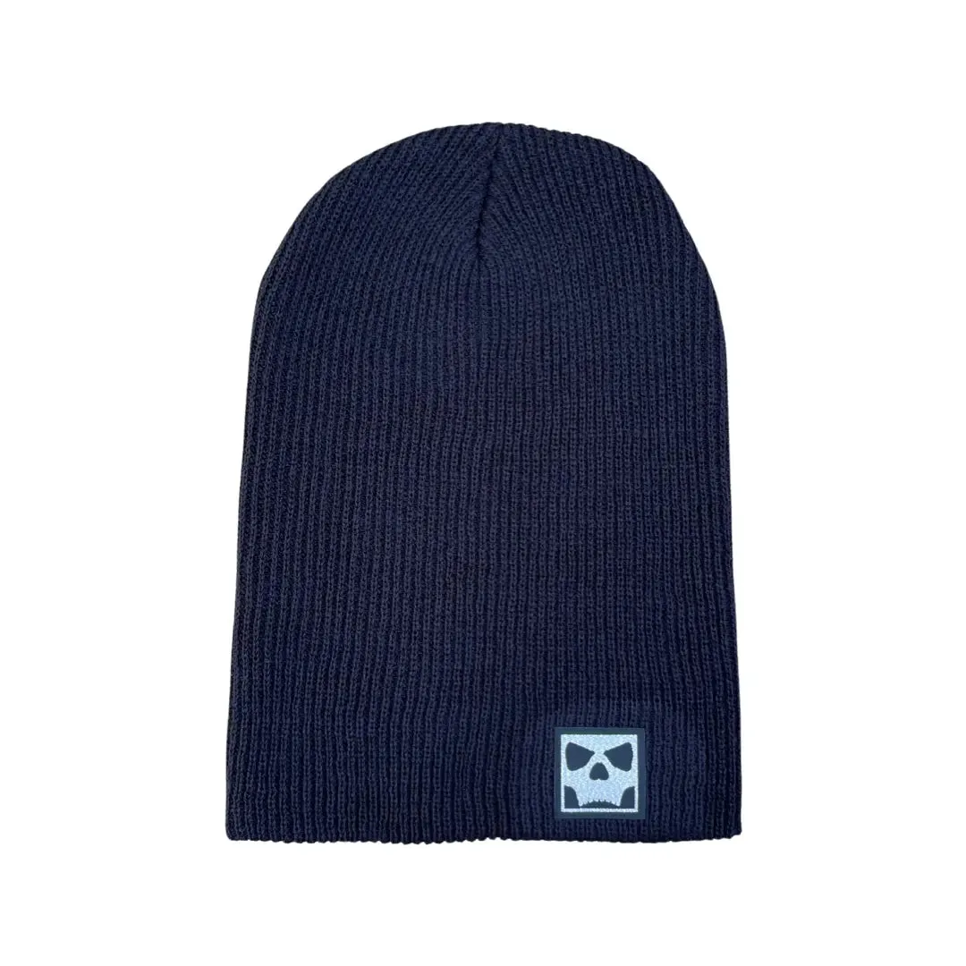 SKULL SLOUCHER BEANIE