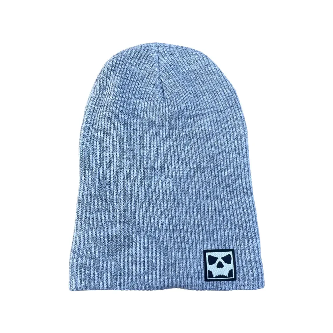 SKULL SLOUCHER BEANIE