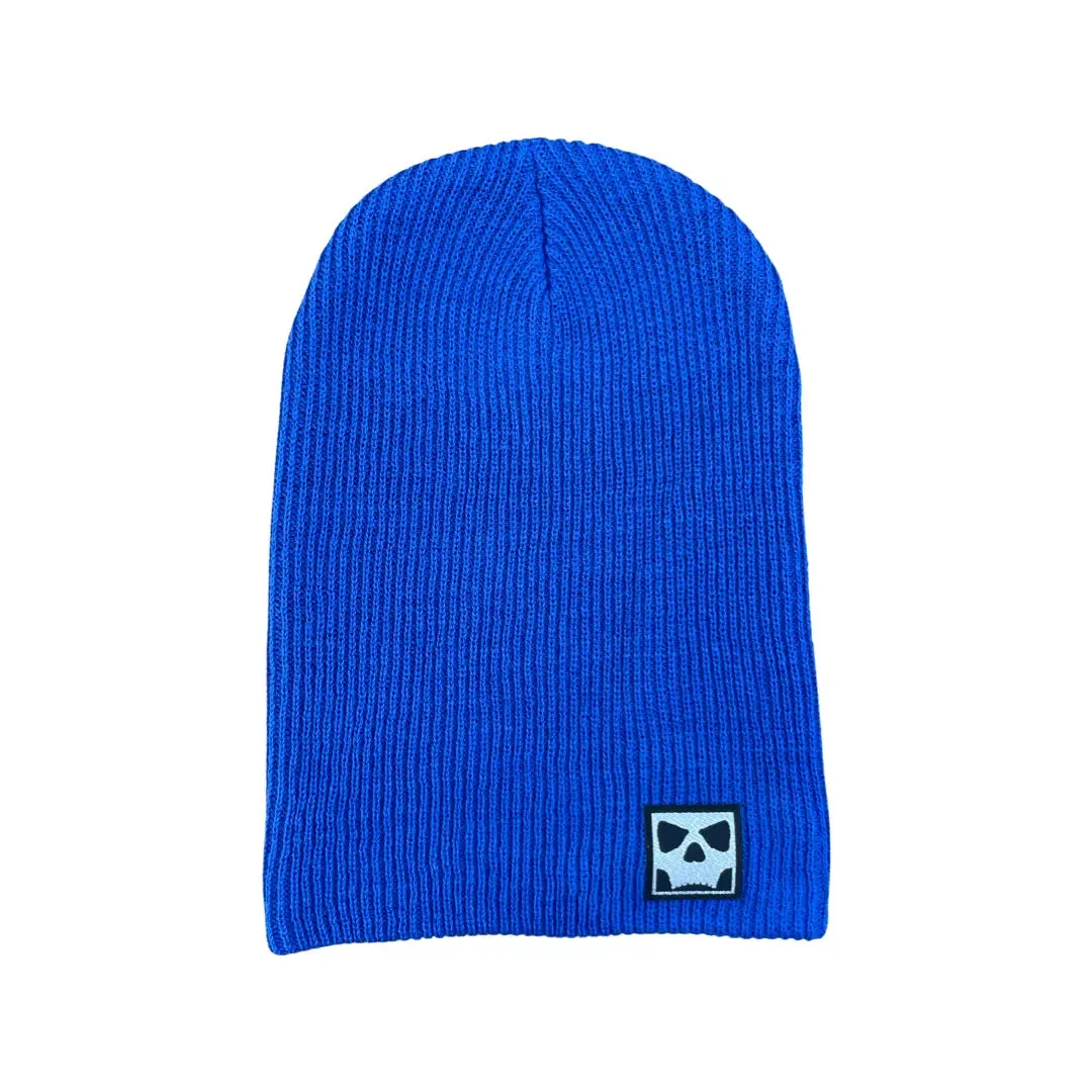 SKULL SLOUCHER BEANIE