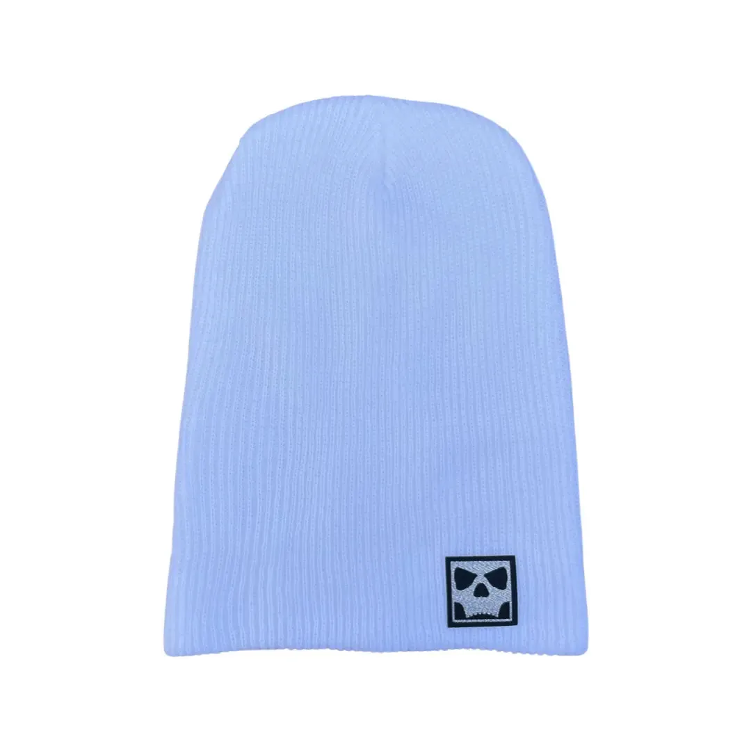 SKULL SLOUCHER BEANIE