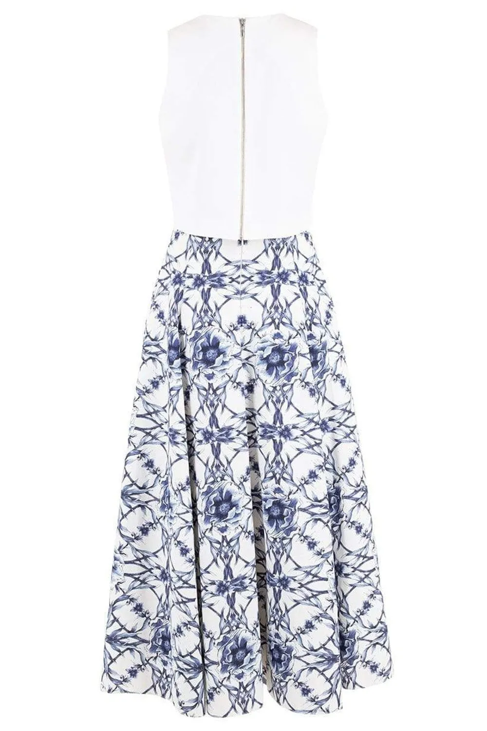 Sleeveless Beaded Crop Top and Skirt
