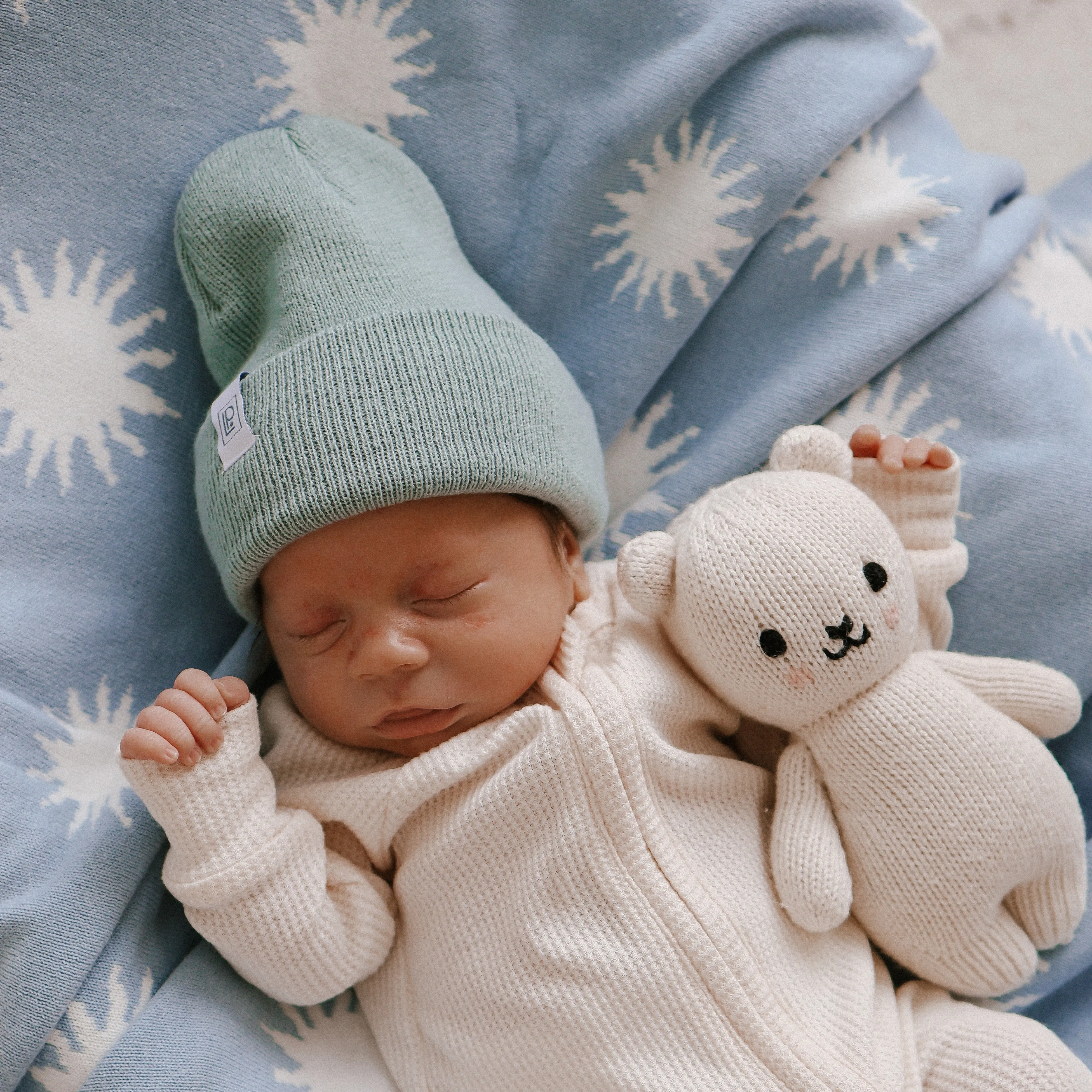 Slouch Beanie | Ocean - Little Phoenix