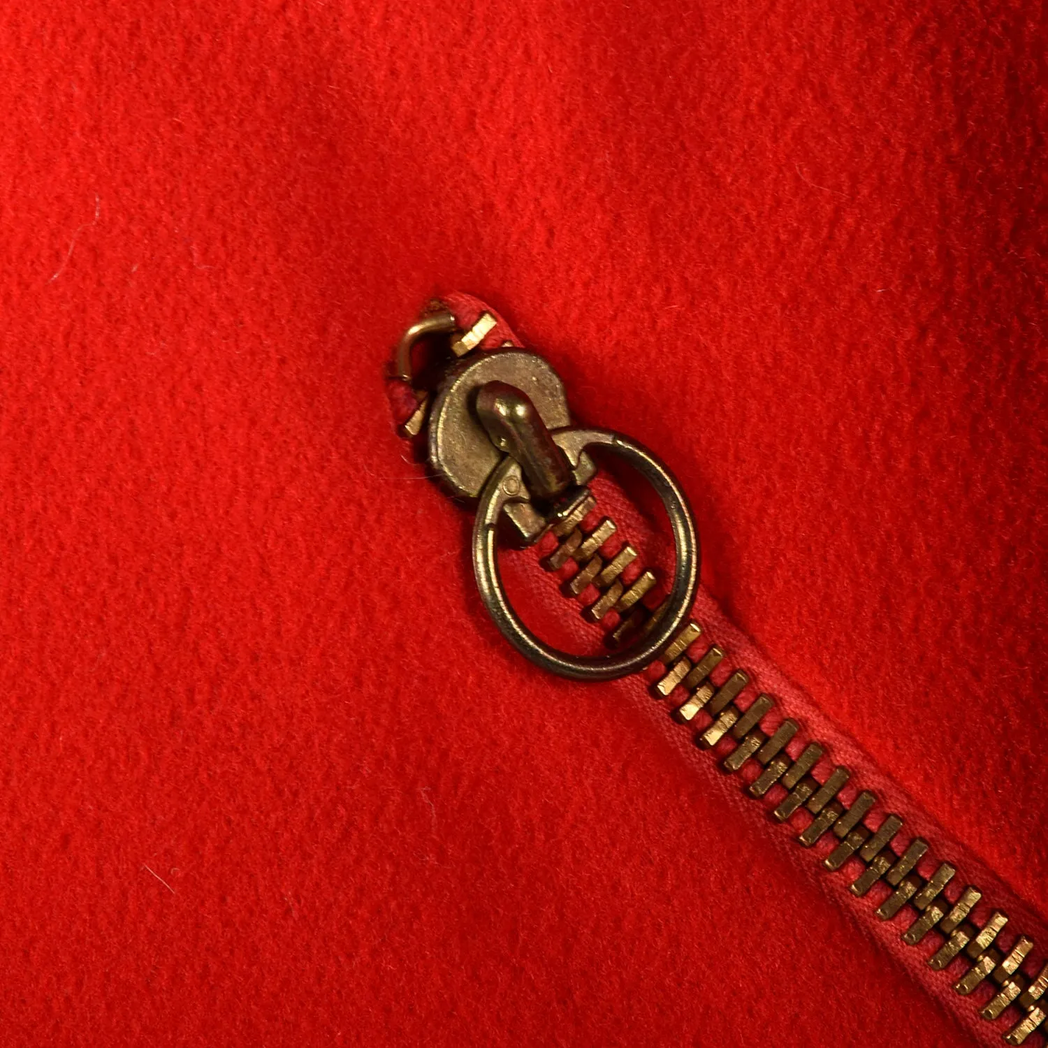 Small Pierre Cardin Red Wool Coat