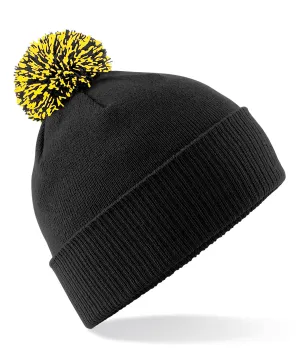 Snowstar® beanie | Black/Yellow