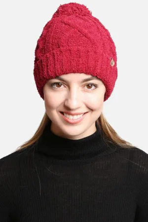 Solid Color Luxury Soft Beanie w Pom Pom