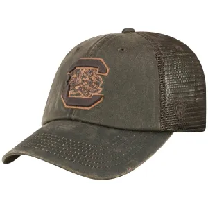 South Carolina Gamecocks TOW Brown "Chestnut" Style Mesh Adj. Relax Hat Cap