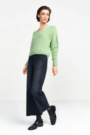 Strickpullover mit V-Ausschnitt