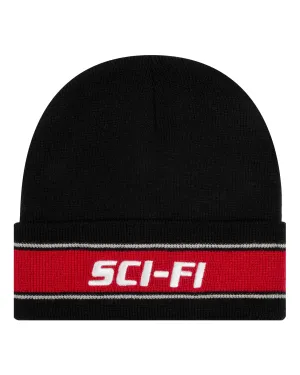 Stripe Fold Logo Beanie