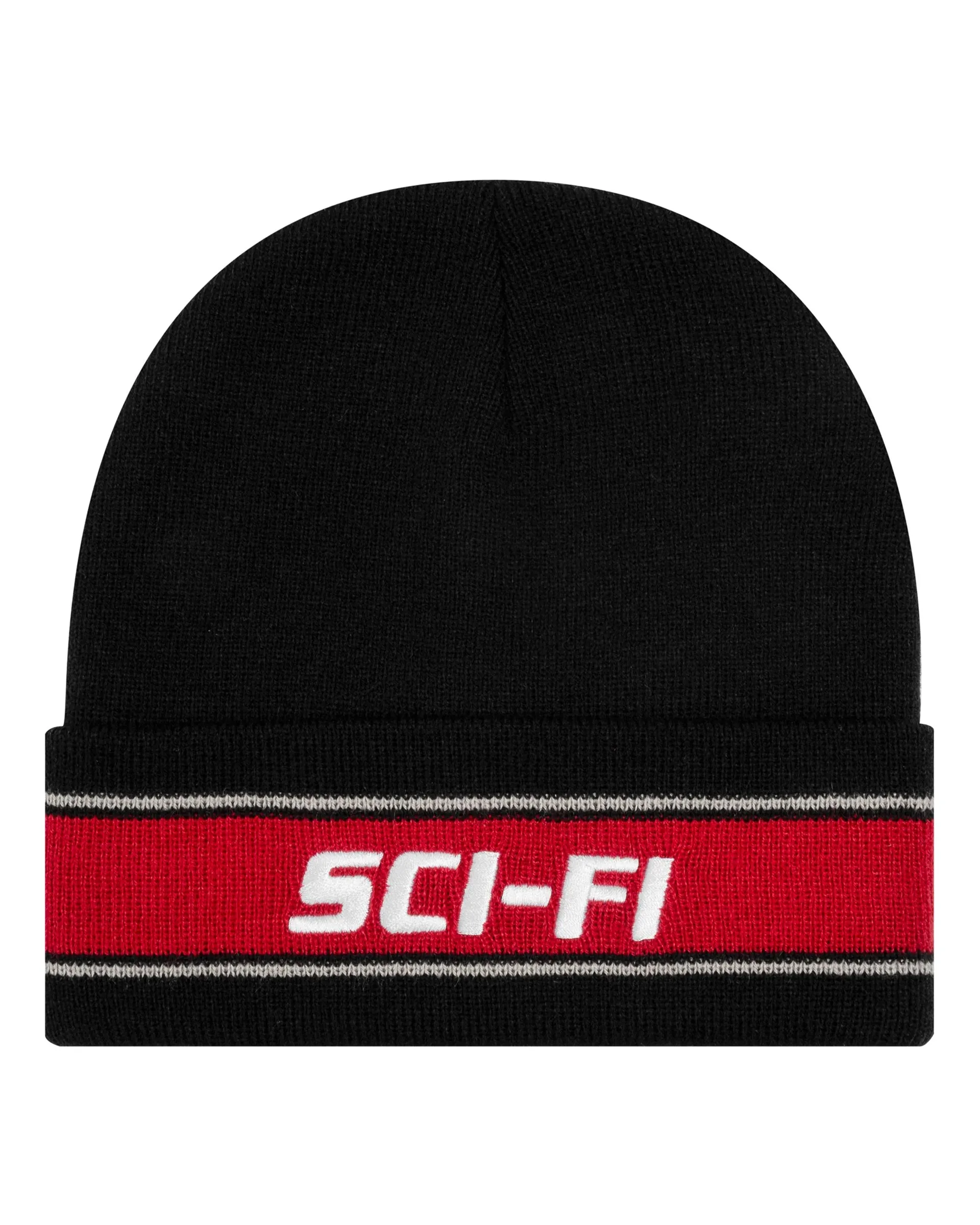 Stripe Fold Logo Beanie