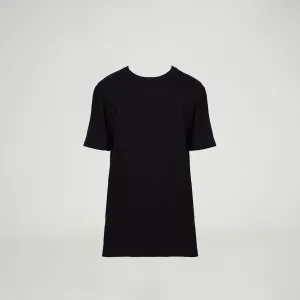 Structured Black T-Shirt