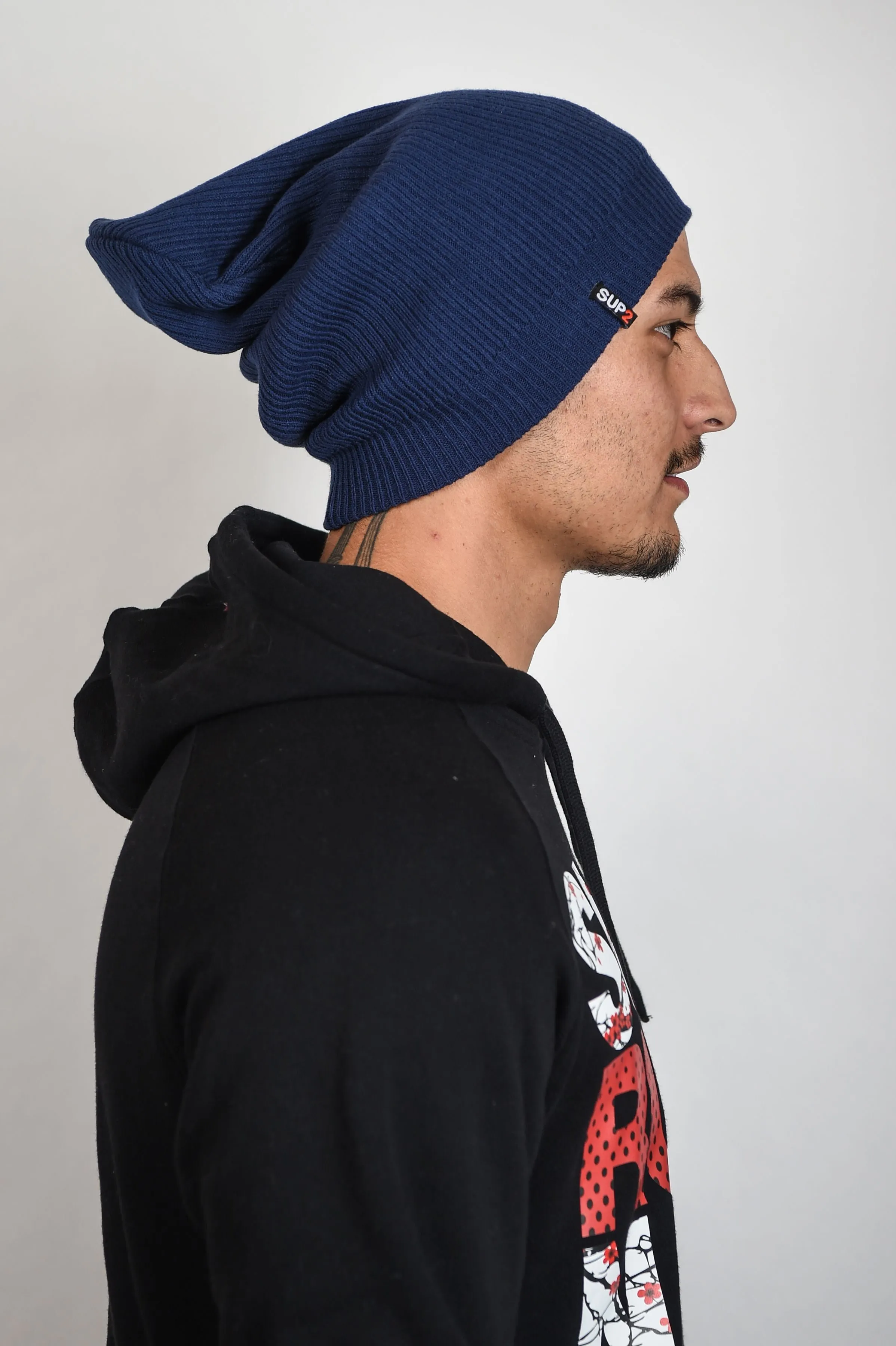 SUP2 'Famous' Long Rib Beanie