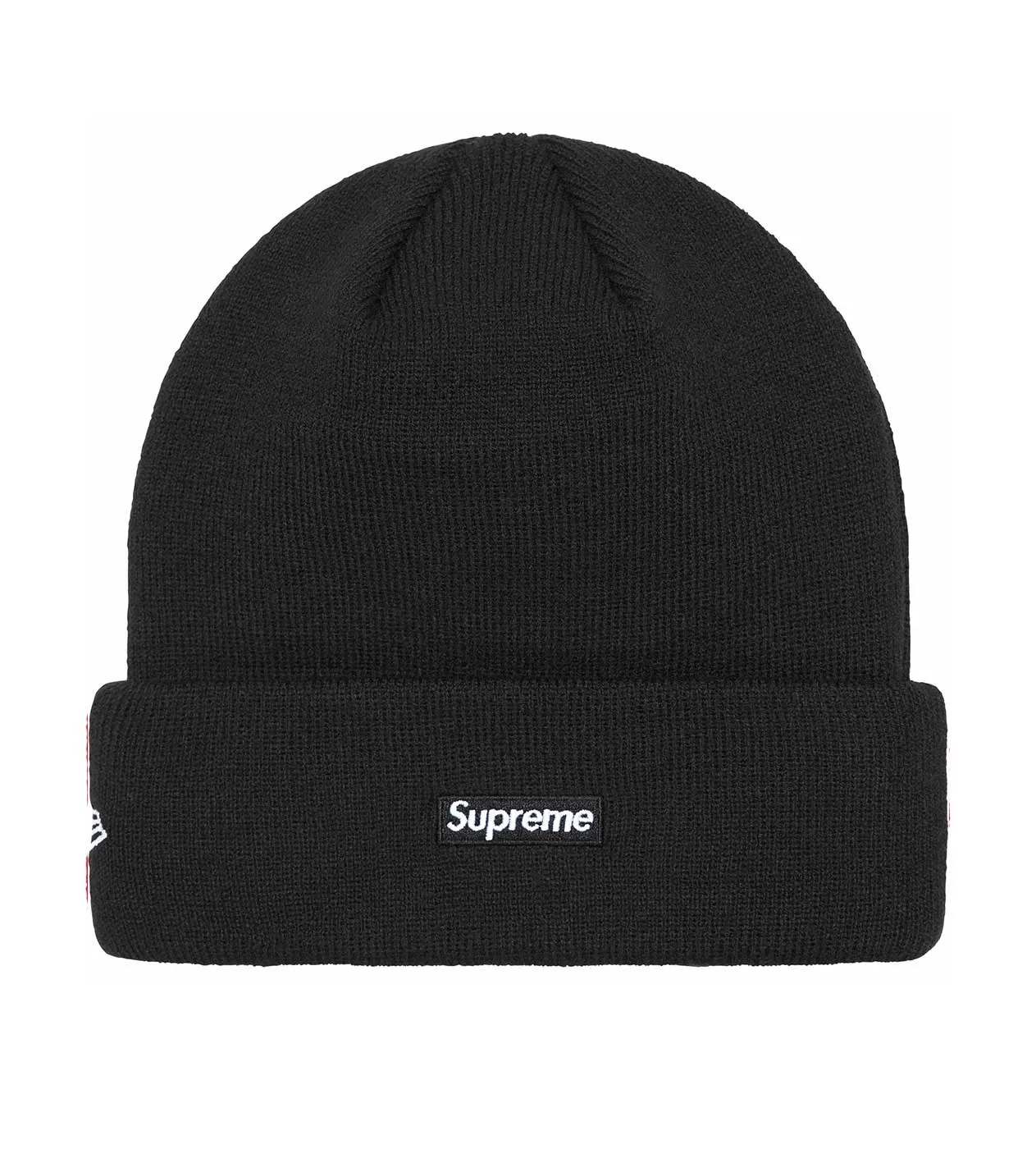 Supreme New Era Script Beanie Black