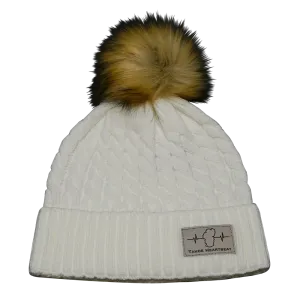 Tahoe Beanie | Pom | White