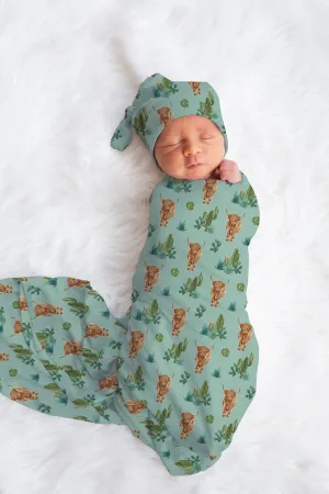 Teal Boho Desert Full Throttle Swaddle Set