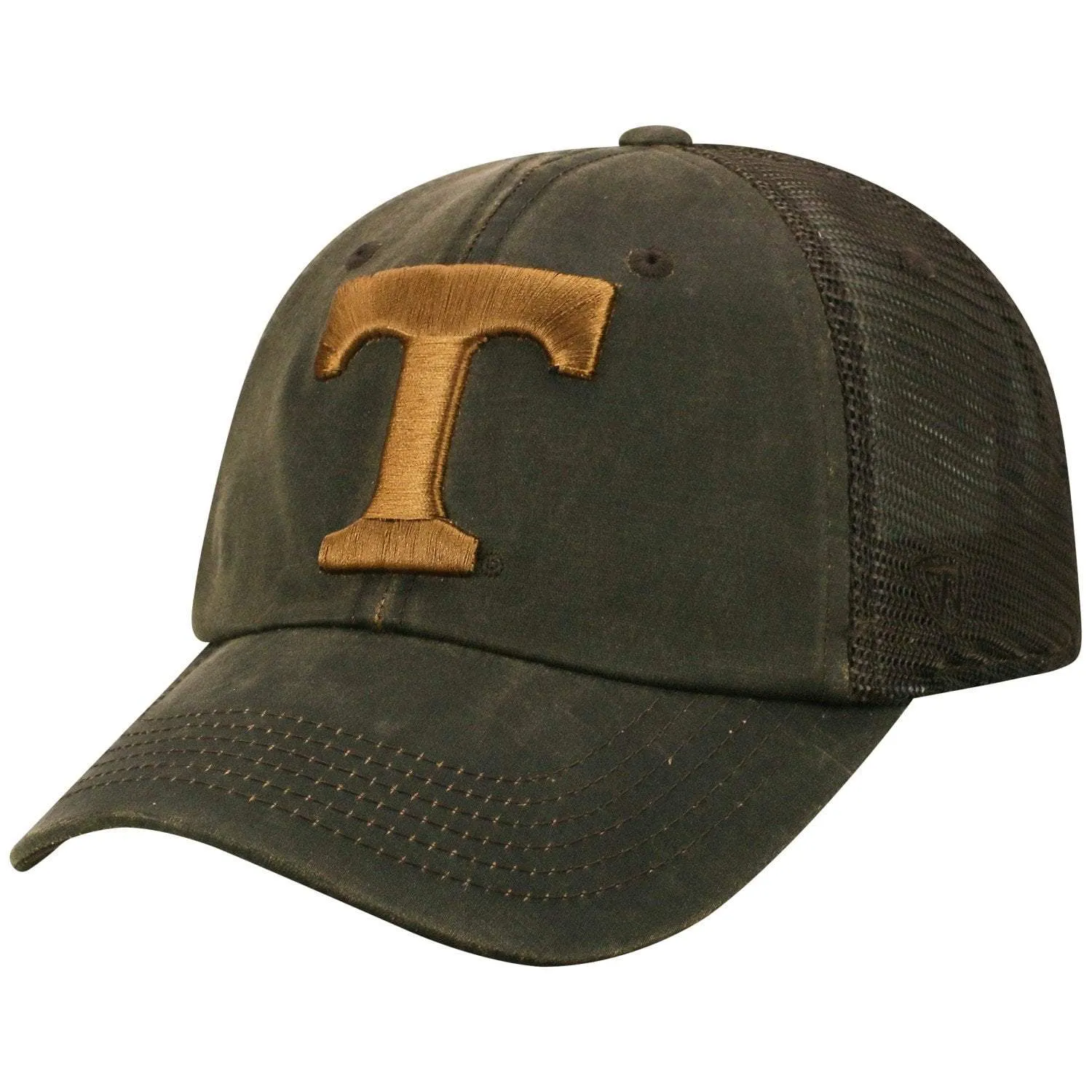 Tenneesee Volunteers TOW Brown "Chestnut" Style Mesh Adj. Strap Relax Hat Cap