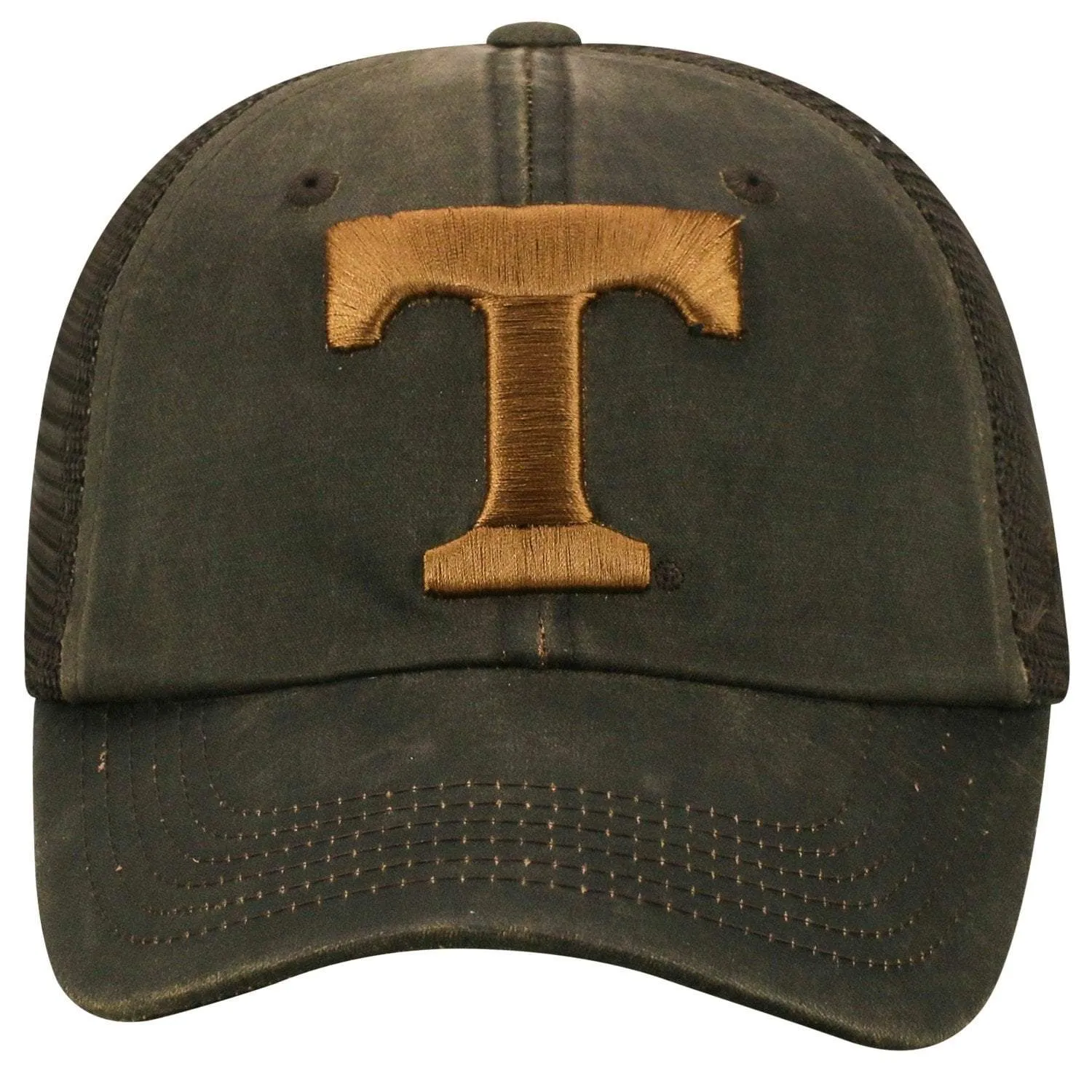 Tenneesee Volunteers TOW Brown "Chestnut" Style Mesh Adj. Strap Relax Hat Cap