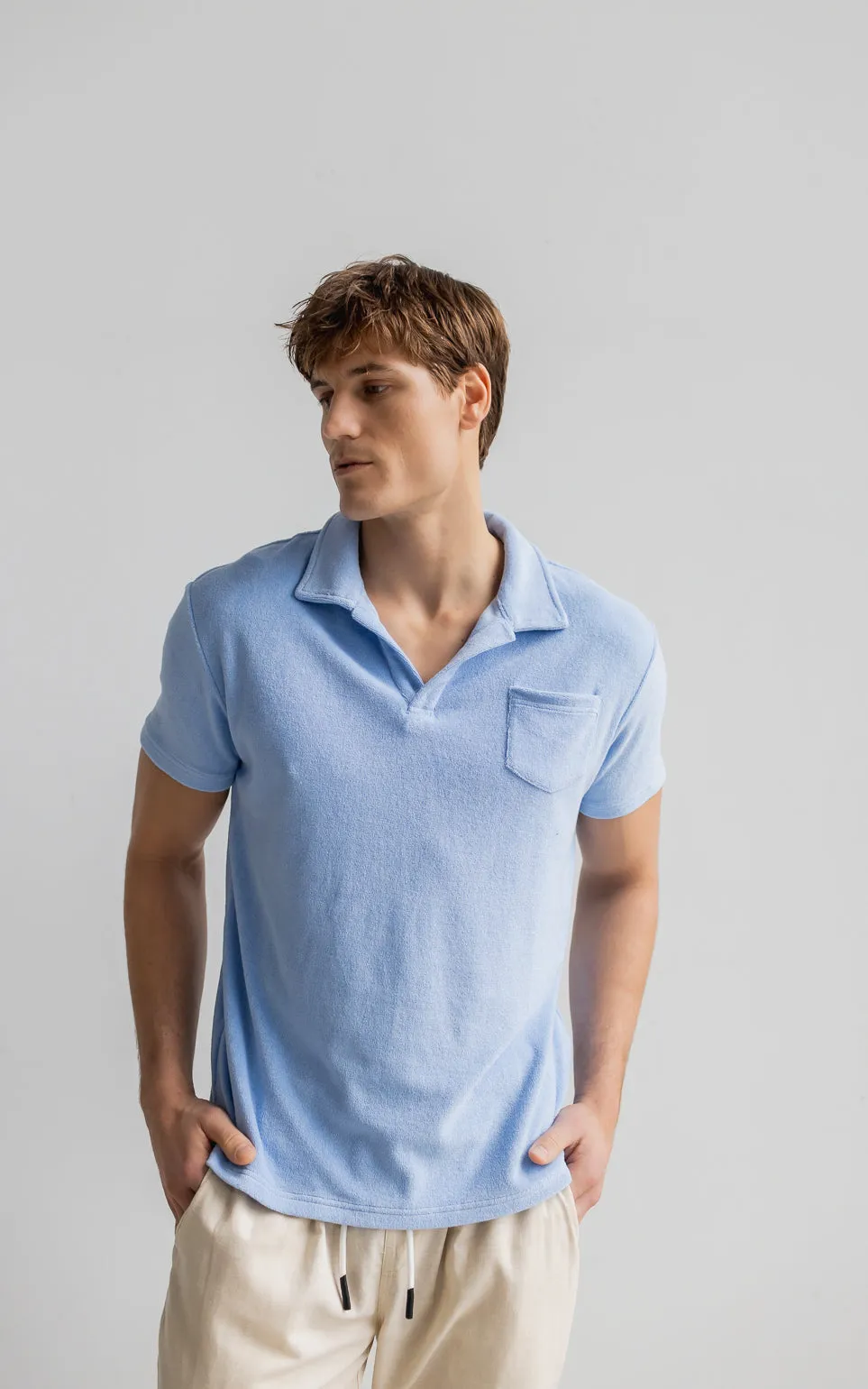 Terry Polo - Light Blue