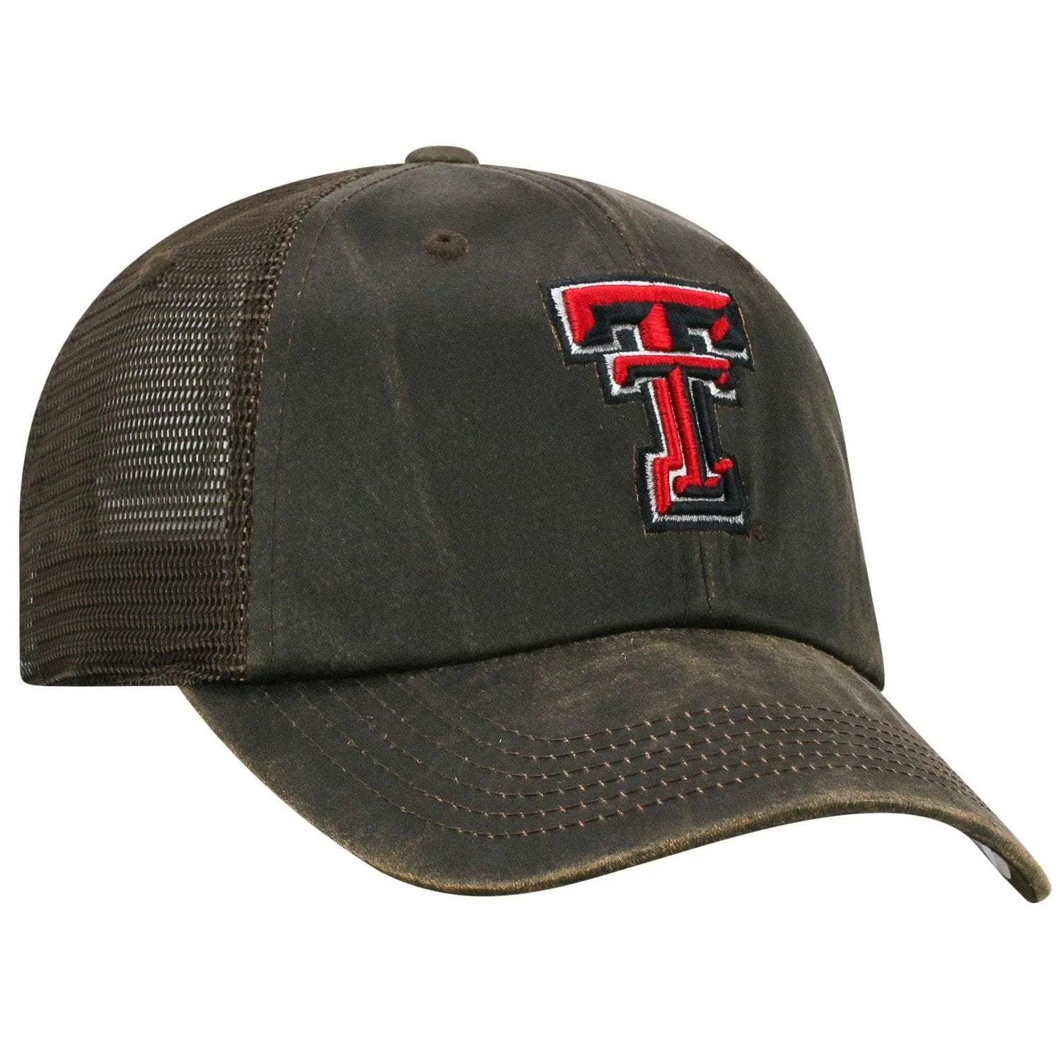 Texas Tech Red Raiders TOW Brown "Chestnut" Style Mesh Adj. Strap Relax Hat Cap