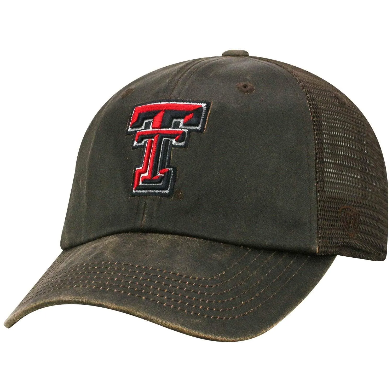 Texas Tech Red Raiders TOW Brown "Chestnut" Style Mesh Adj. Strap Relax Hat Cap