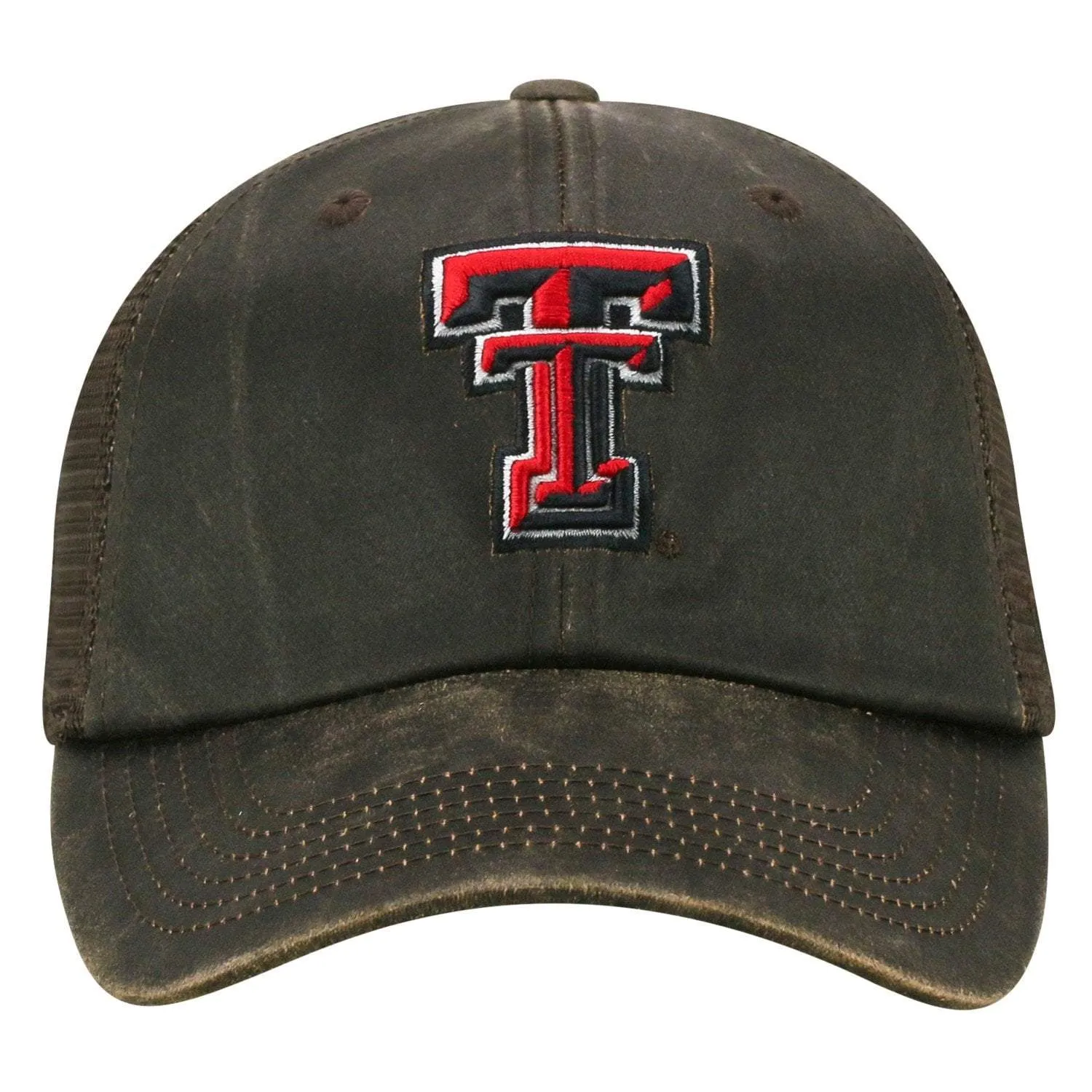 Texas Tech Red Raiders TOW Brown "Chestnut" Style Mesh Adj. Strap Relax Hat Cap