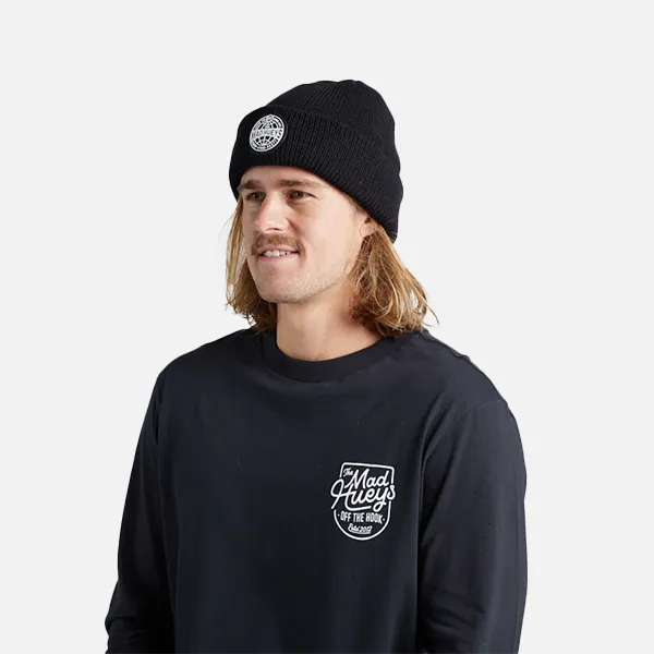 The Mad Hueys Global Beanie - Black