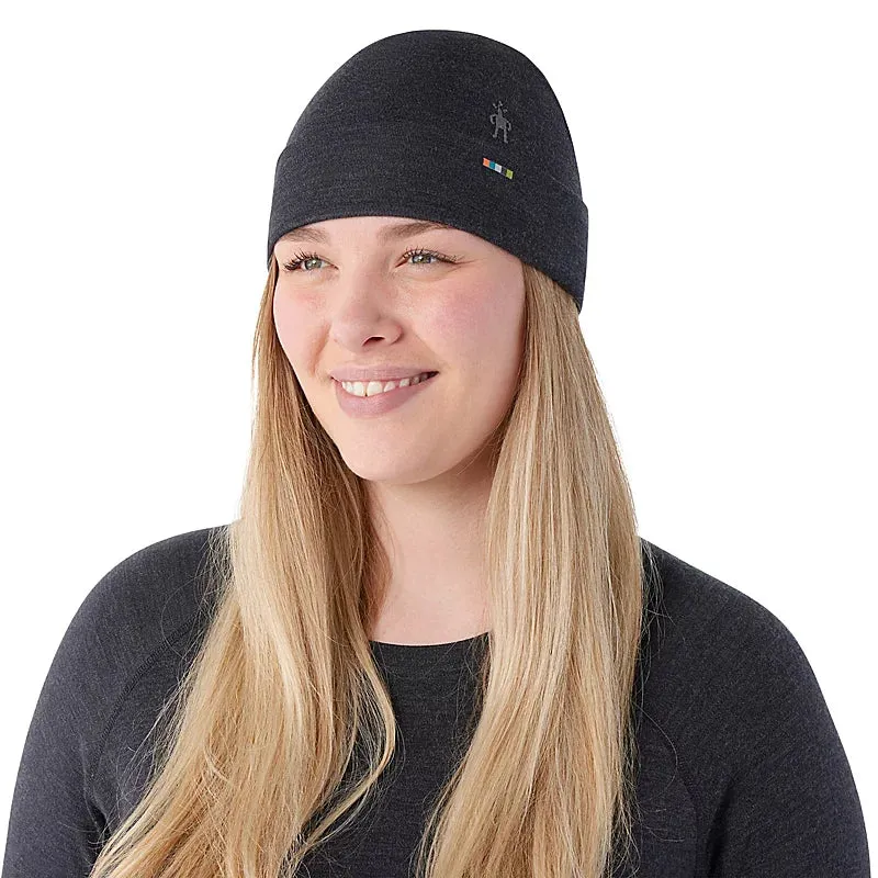 Thermal Merino Reversible Cuffed Beanie (003 - Charcoal)