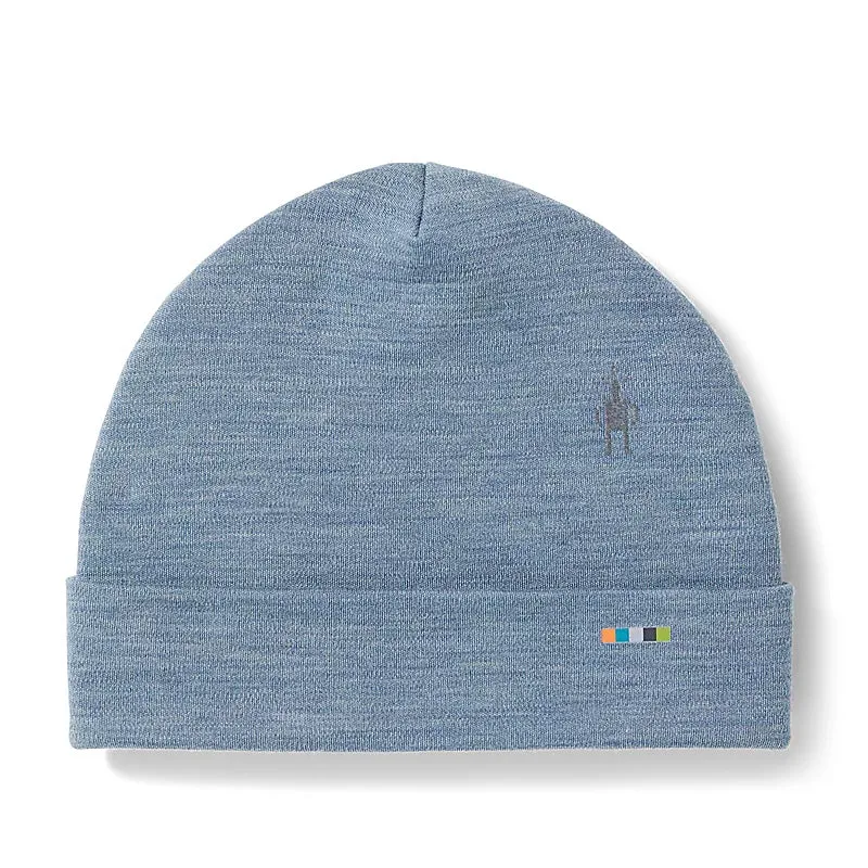 Thermal Merino Reversible Cuffed Beanie (M02 - Pewter Heather Blue)