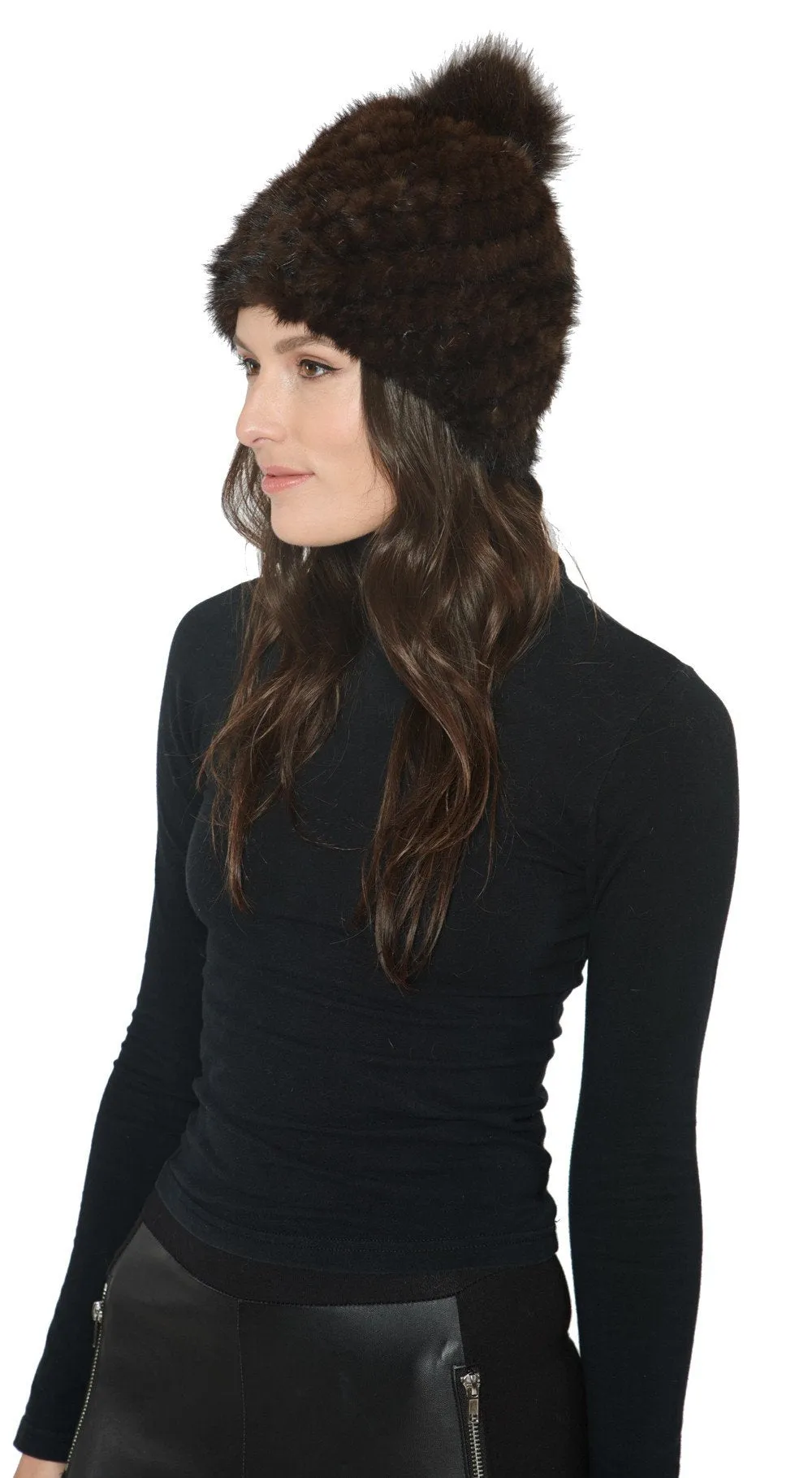 TOPKI - Mink Beanie Hat