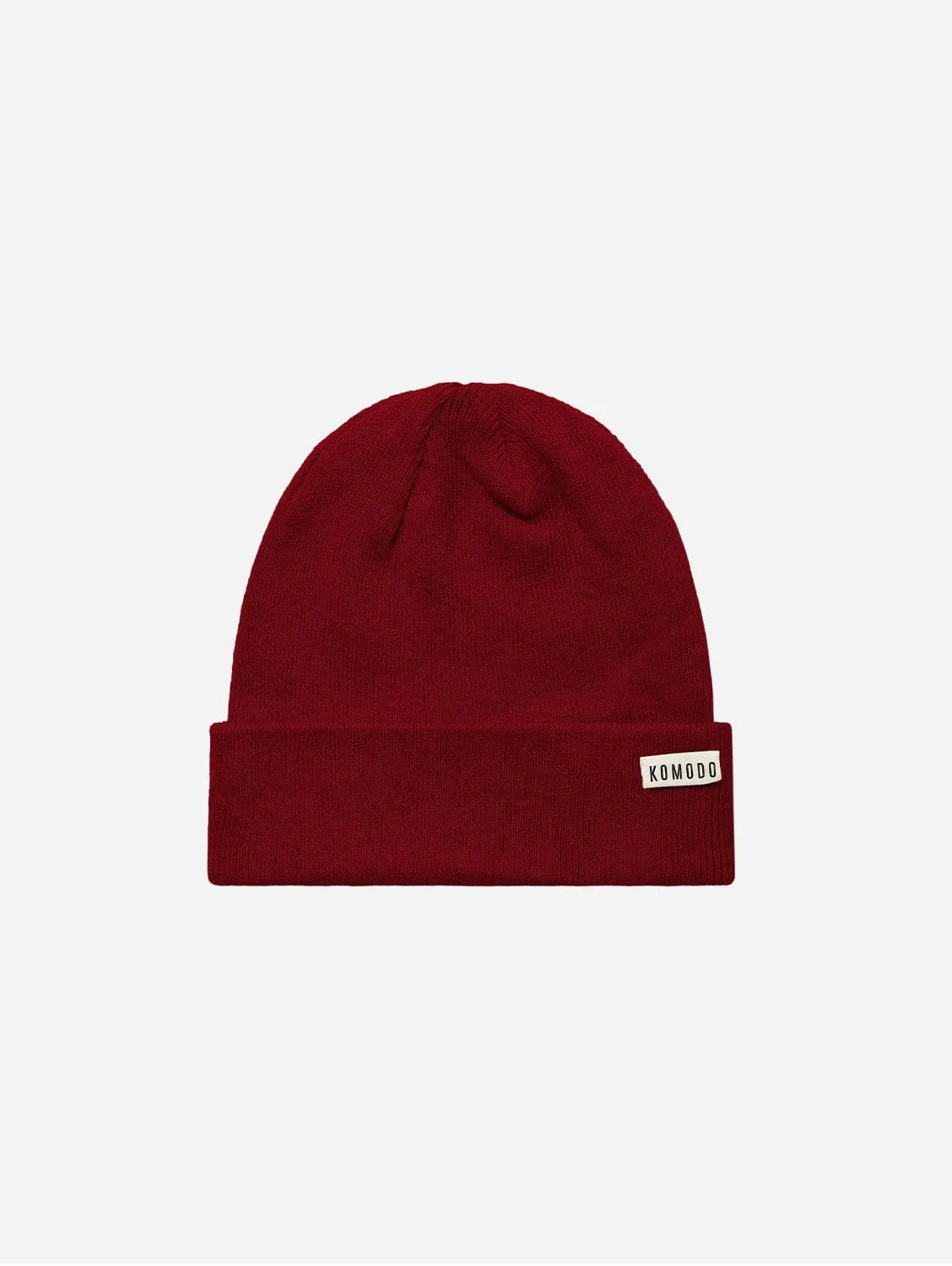 Town Unisex Organic Cotton Beanie Hat | Red