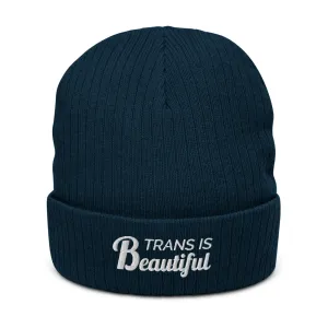 Trans Is Beautiful Eco Beanie