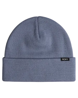 Tropical Snow Beanie in Wild Wind Blue