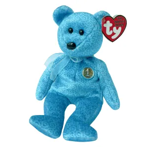 Ty CLASSY Beanie Baby 4-30-2001 - The People's Beanie Stuffed Bear Toy