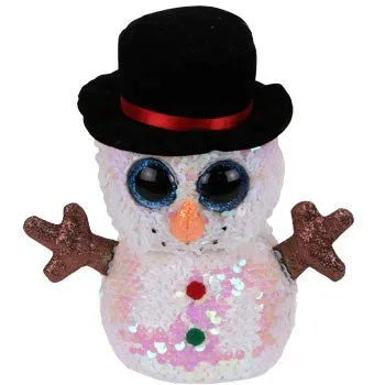 TY The Ty Flippables Limited collection Melty Snowman SALE