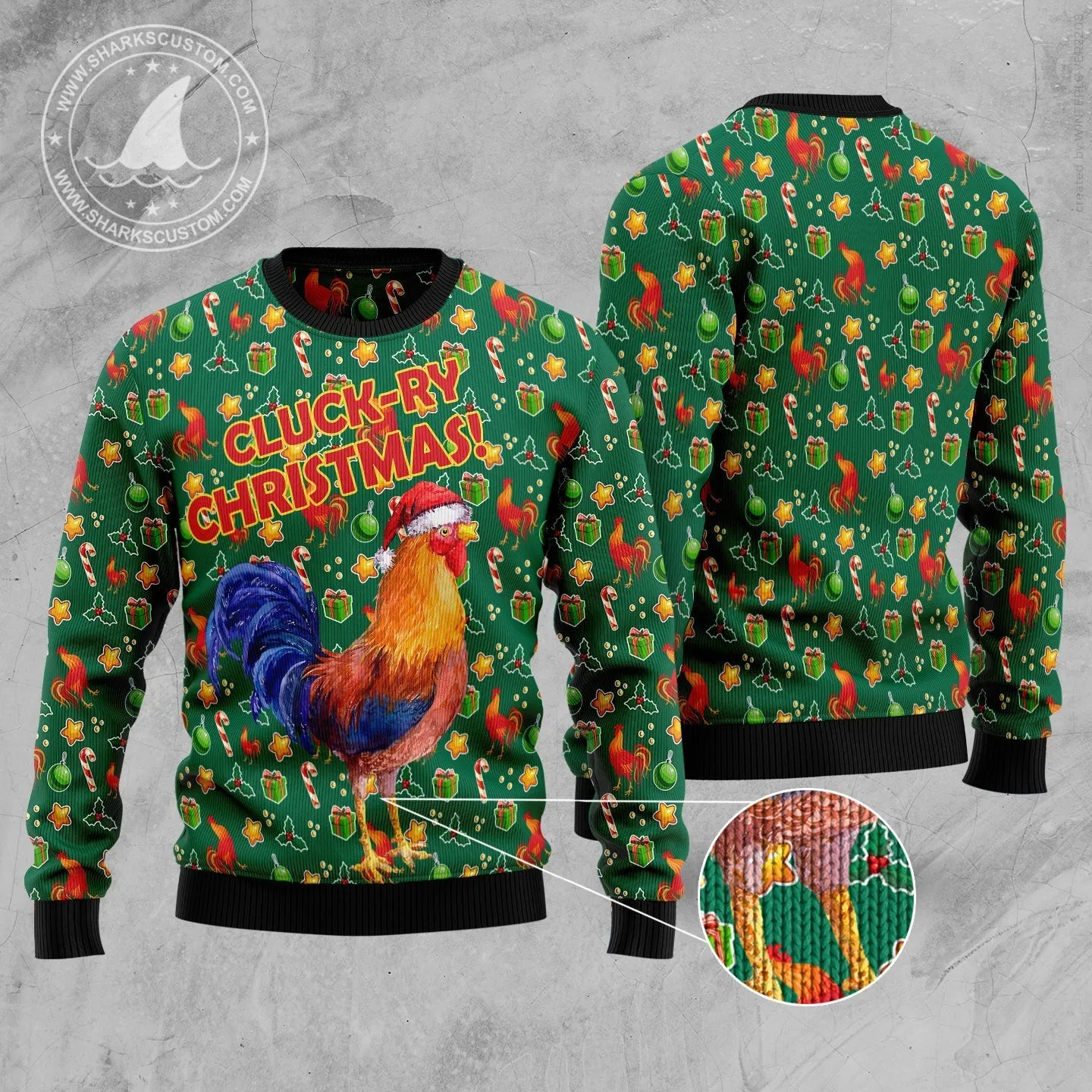 Ugly Christmas Sweater JulesRoche Festive Winter Comfort Design