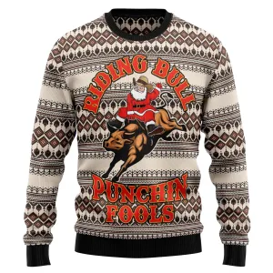 Ugly Sweater JulesRoche All-Over Print Cotton Blend Christmas