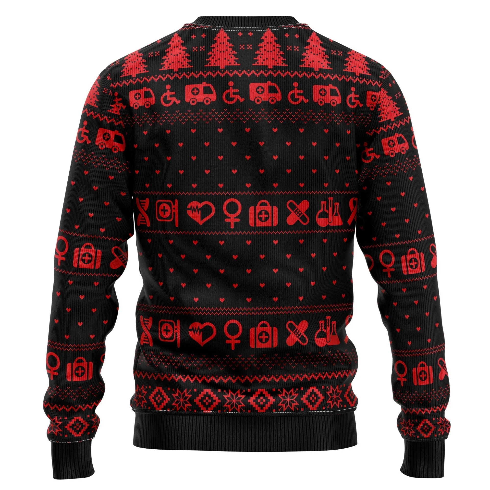 Ugly Sweater JulesRoche All-Over Print Cotton Blend Holiday