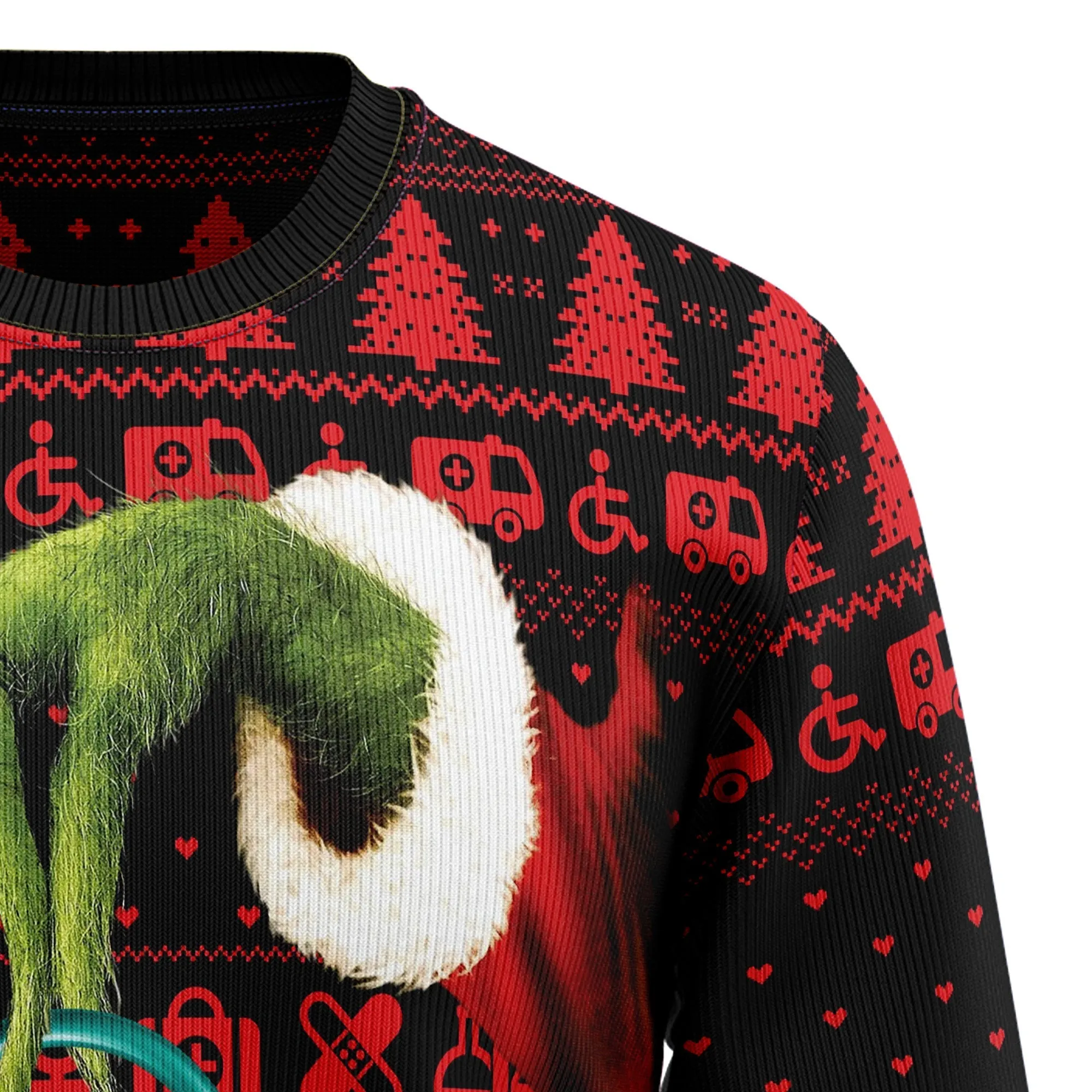 Ugly Sweater JulesRoche All-Over Print Cotton Blend Holiday