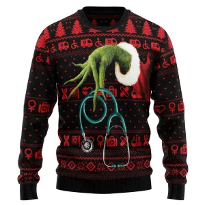 Ugly Sweater JulesRoche All-Over Print Cotton Blend Holiday